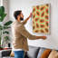 Papaya Halves Retro - Wrapped Canvas-11750180-11750191