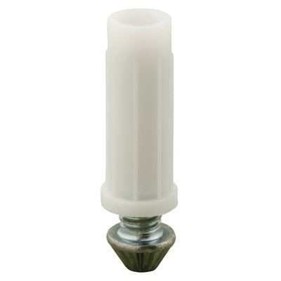 Porte pivotante inférieure pliante avec embout en acier rainuré réglable Prime-Line (paquet simple)