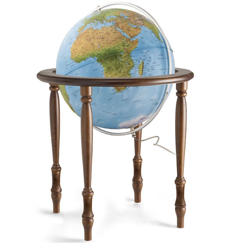 Plastic / Acrylic Floor Globe, Blue