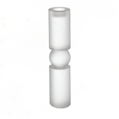 Grand porte-bougie en verre D3.1X15