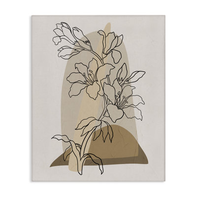 Impression sur toile Boho Lily Impression par Regina Moore