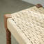 Banc rembourré en noyer foncé-1134742234
