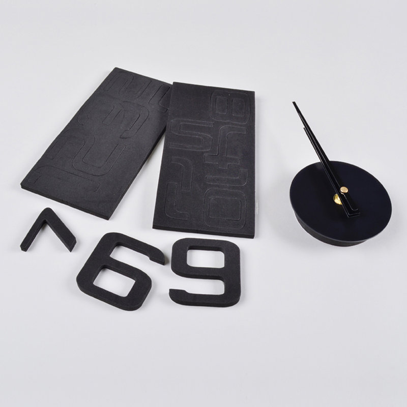 Horloge murale 3d sans cadre Hareem