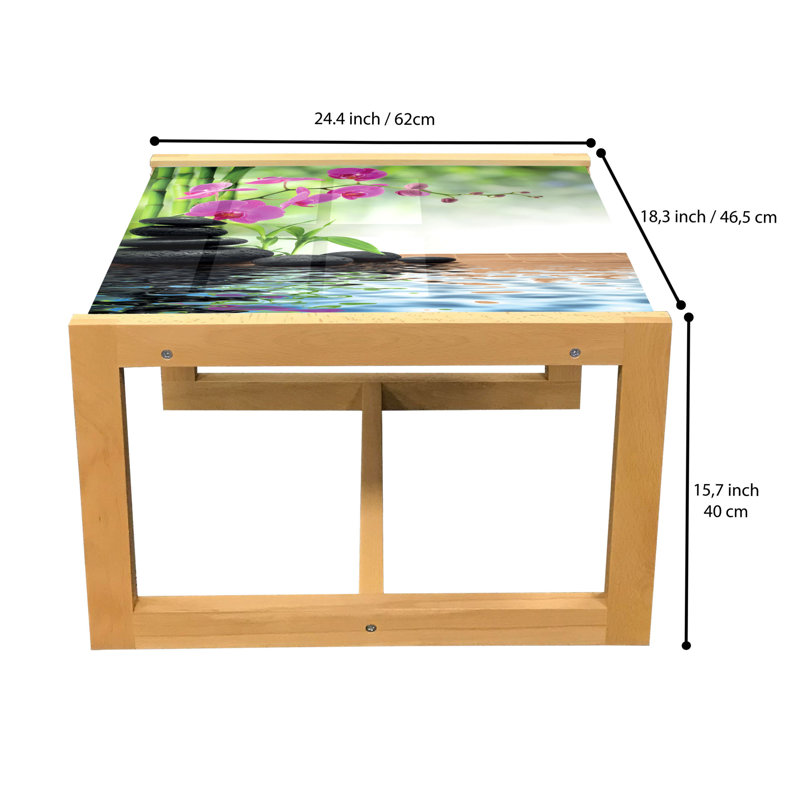 Jakela Sled Coffee Table, 62cm H x 46cm W x 40cm D