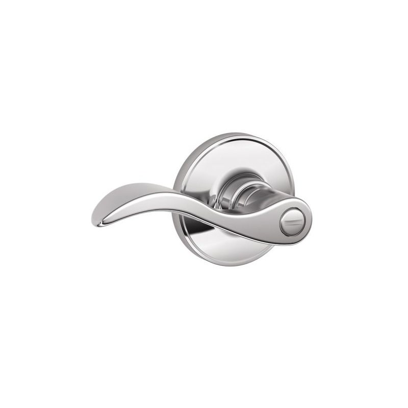 Seville Bed and Bath Lever, Bright Chrome