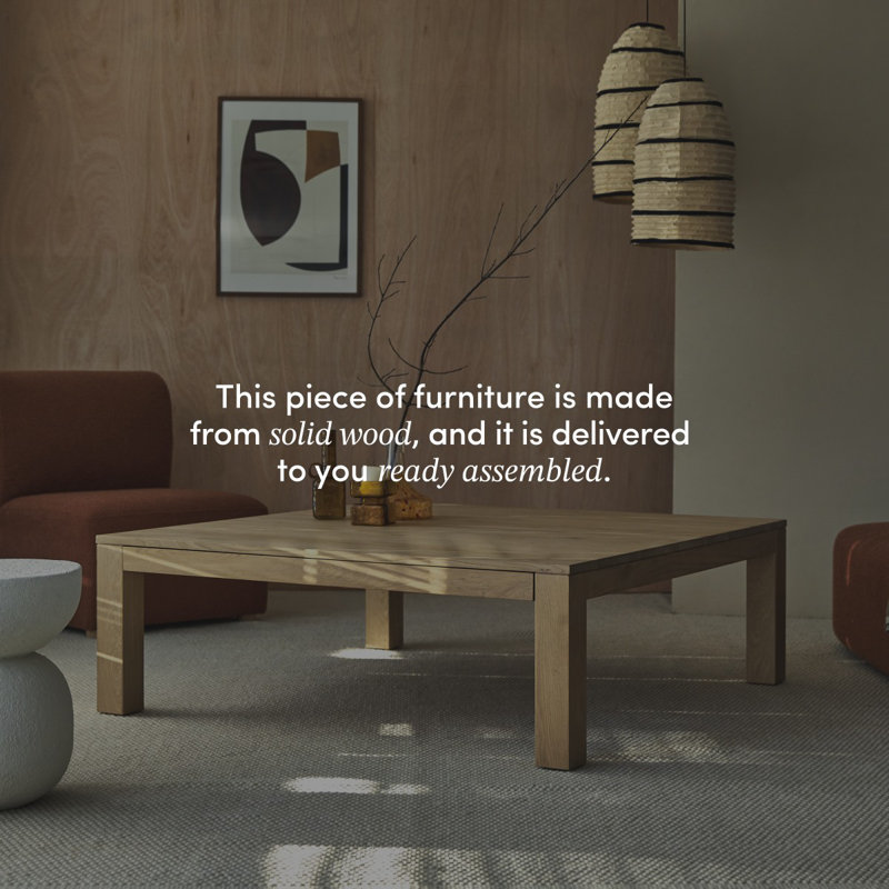 Eden Solid Wood Coffee Table