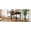 Console en demi-lune avec tiroir et tablette Farmhouse - Table d'appoint rustique, table de canapé pour le vestibule, le salon, le couloir et le vestibule (espresso)-130150805-130150804-130150802