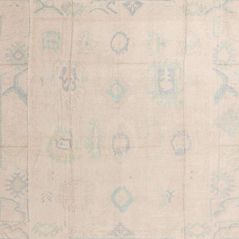 Tapis abstrait moderne 4316, Carré 3 pi