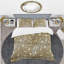  Ensemble de housse de couette à mosaïque abstraite Mid-Century-138868905