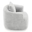 Canapé-fauteuil pivotant rembourré avec coussin décoratif pour le salon, la chambre à coucher, le bureau et l'hôtel