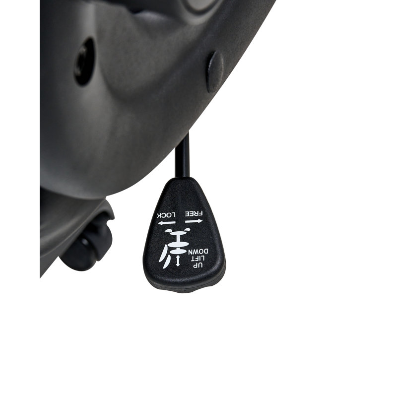 Office Chair Swivel Faux Leather, Black