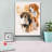 'Beagle and Ghost Image' by Barbara Keith, Canvas Wall Art