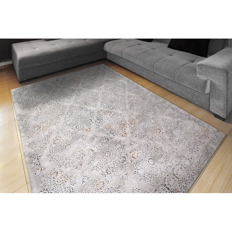 Diskson Geometric Indoor Rug, Rectangle 7'10" x 10'10"