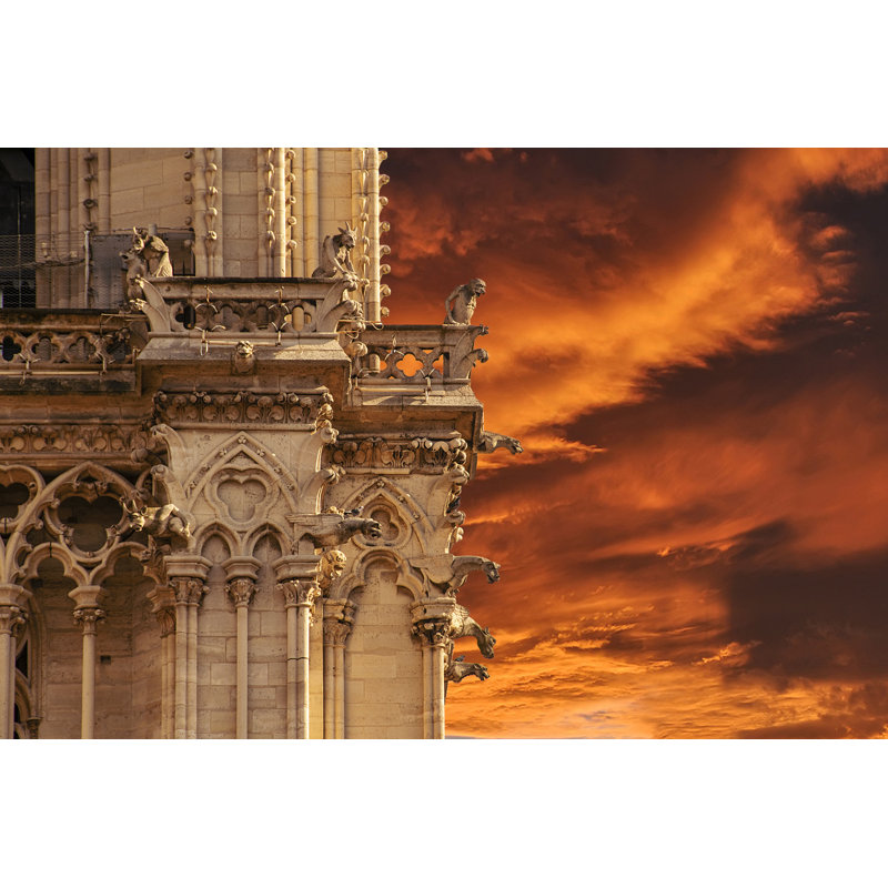 Cathedral Notre Dame Paris - Wrapped Canvas Print, 61cm H x 91cm W x 3.8cm D