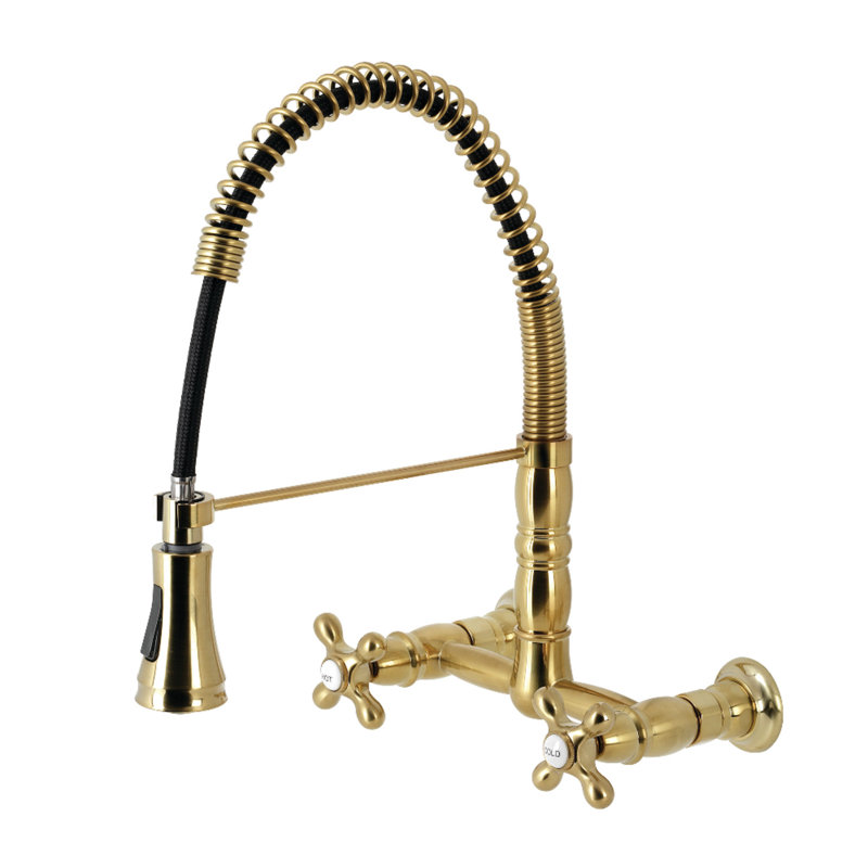 Robinet rétractable Gourmetier Heritage, Laiton brossé