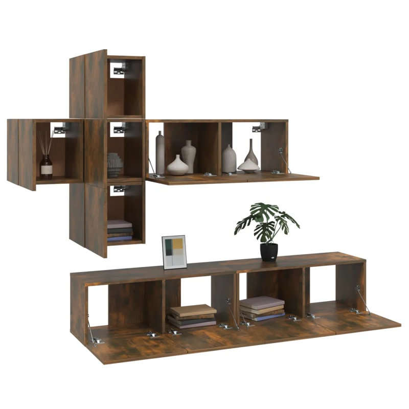 Klass Unfinished Floating for TVs up to 65", Concrete Grey, 150cm
