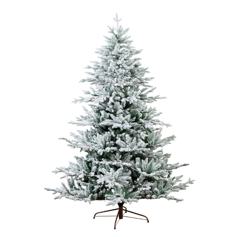 Sapin de Noël givré pré-éclairé, 7'