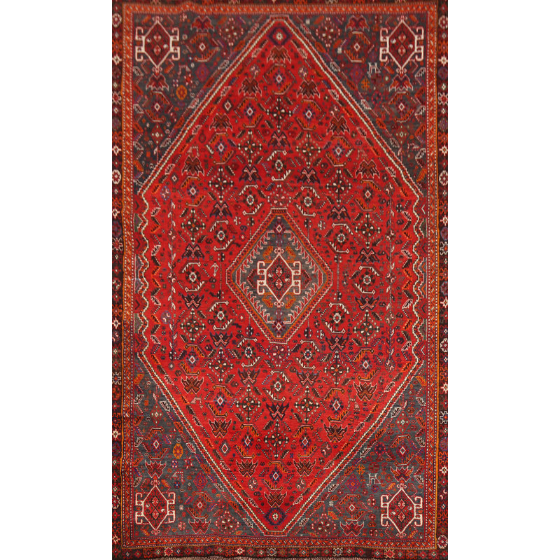 Tapis à motif géométrique traditionnel 5 x 9