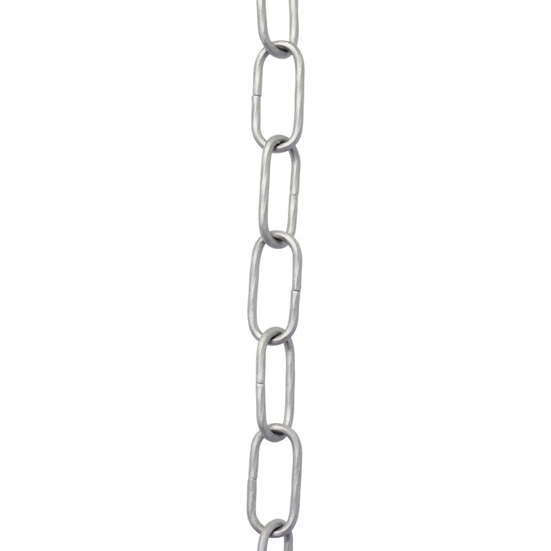 Chaîne de lustre décorative à maillons standard, Chrome satiné, 3 pi