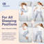 Continental Bedding Luxury 700 Fill Power Down Bed Pillows 2 Pack-96295074-96295071
