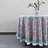 Rosaline Pink Blue Round Tablecloth-137108902