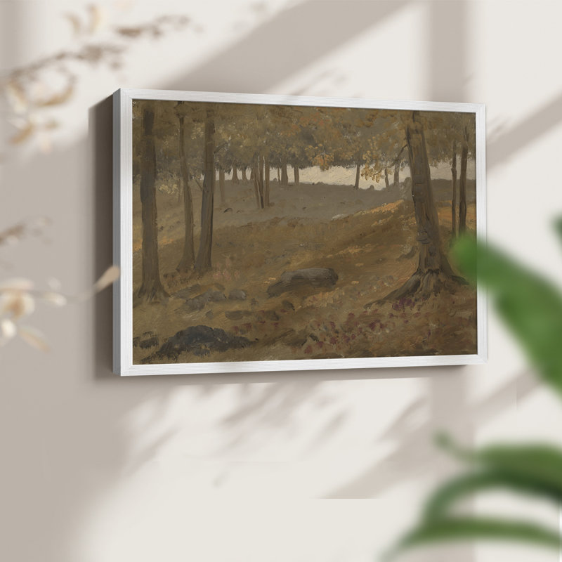 Paysages rétro-DCL XXVII - impression encadrée - réaménageable, H 16 po x l 20 po, Blanc