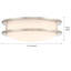 Plafonnier encastré à DEL 5 brosses Ohara-298979644-298979643