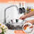 6QT Chafing Dishes for Buffet, 2 Pack Stainless Steel Round Chafing Dish Buffet Set, Heating and Cooling Buffet Servers and Warmers, Food Warmers for Parties Buffet,Gatherings,Banquets,Weddings