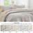 Essential Bedsure Shabby Chic Striped Tufted Duvet Cover-129483897-105311184