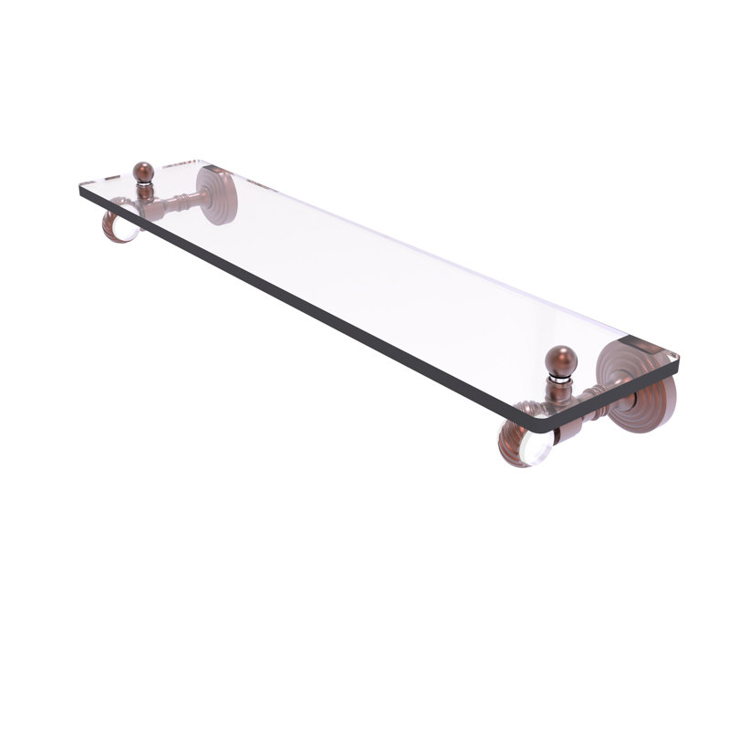 Jarrell Accent Shelf, Antique Copper, 3.2" H x 22" W x 5.1" D