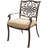 Alejadro 6 - Person Wood Patio Dining Set with Round Table , Cushions Included