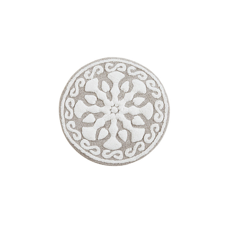 Medallion Cotton Tufted Bath Rug