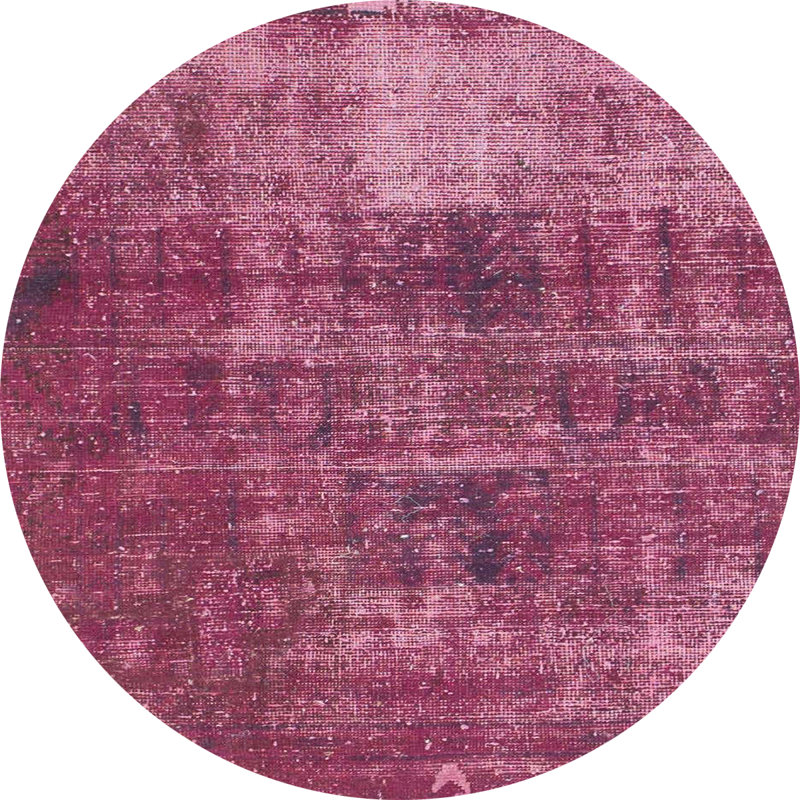 Tapis abstrait moderne 904, Rond 7 pi