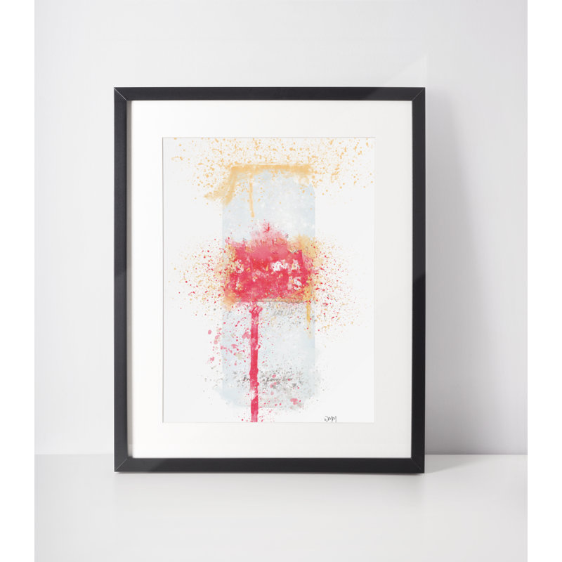 Beer Can Modern Framed Wall Art Print - Single Picture Frame Print on Wood