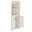 Grande armoire d'angle avec portes pour le salon, la salle de bain et la cuisine - armoire de rangement beige