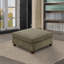 Square chenille ottoman-446029163