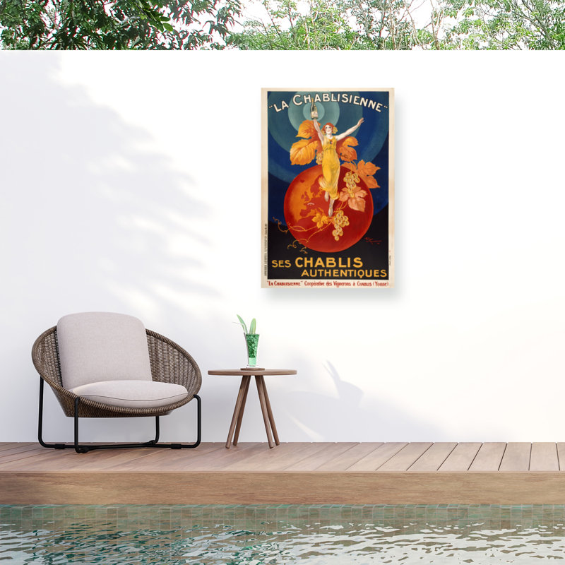 Marcus Jules CHABLIS Outdoor  Canvas, 22" H x 32" W