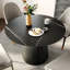 Table de salle à manger moderne moderne 43 po pour 4 personnes avec chaises rembourrées en métal-599899217-599899222