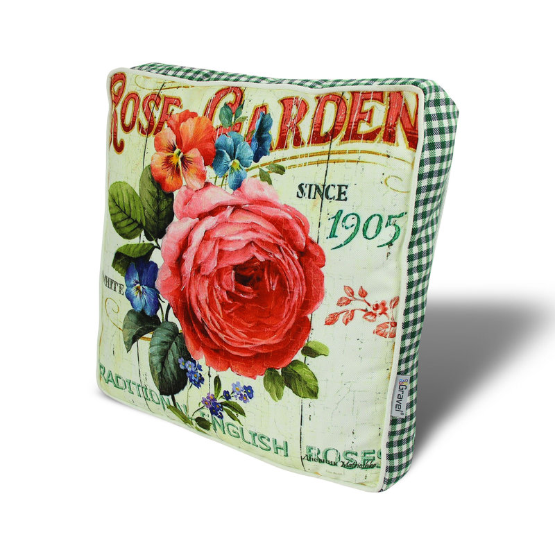 Housse et insert de coussin intérieur / extérieur en coton / polyester Dmani