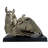 Borlase Animals Figurines & Sculptures – Handcrafted Aluminum Two Horse Sculpture