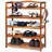 18 Pair Solid Wood Shoe Rack