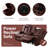 Double Power Recliner Sofa with Cup Holders, USB Charging & Hidden Storage, Modern Electric Loveseat for Living Room Home Theater, Brown