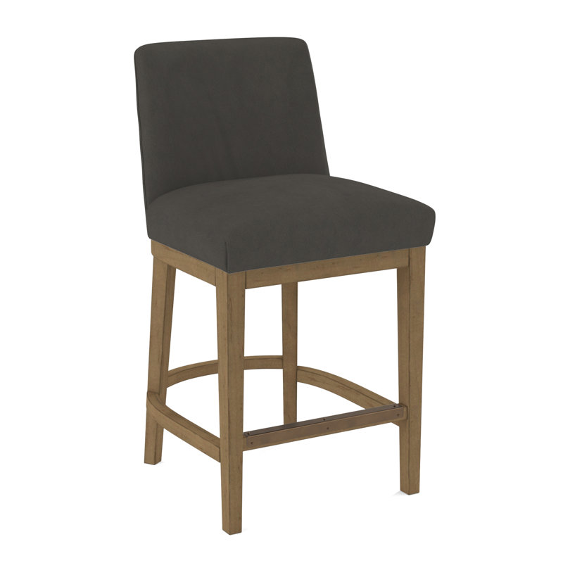 Upholstered Stool, Evolution Smokey, Beachwood