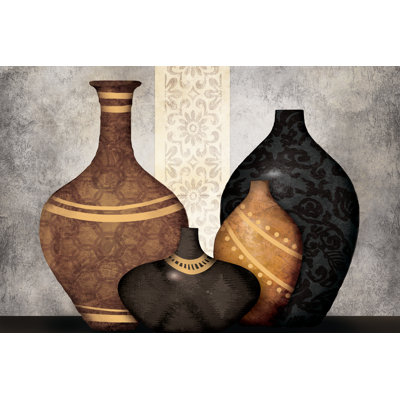 Potted Pots - Wrapped Canvas Print