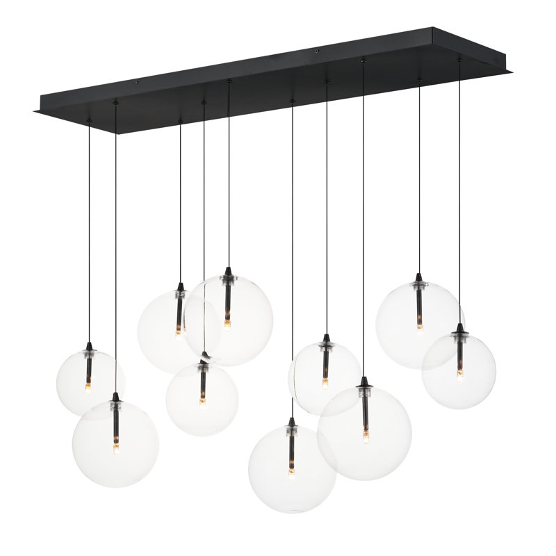 Global-Multi-Light Pendant, Black