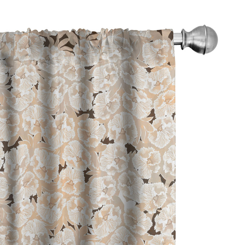 Jacqlynn Semi Sheer Curtain Pair, 28" W x 84" H