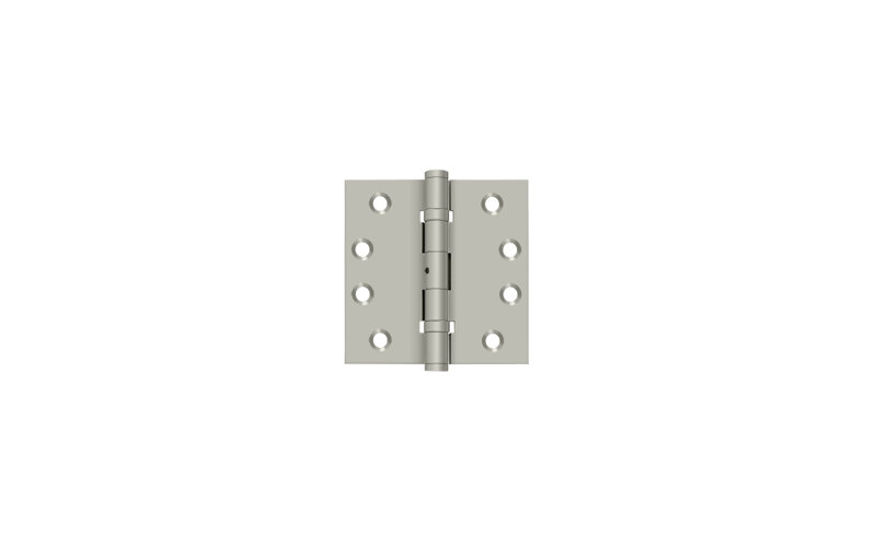 102'' x 102'' Butt Bearing Hinge, Brushed Nickel