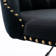 Emmamae Tufted Velvet Upholstered Metal Side Chair