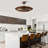 33" Rattan Caged Ceiling Fan With Dimmable LED Lights And Remote Control