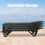Ensemble de 2 chaises longues pour piscine-122099262